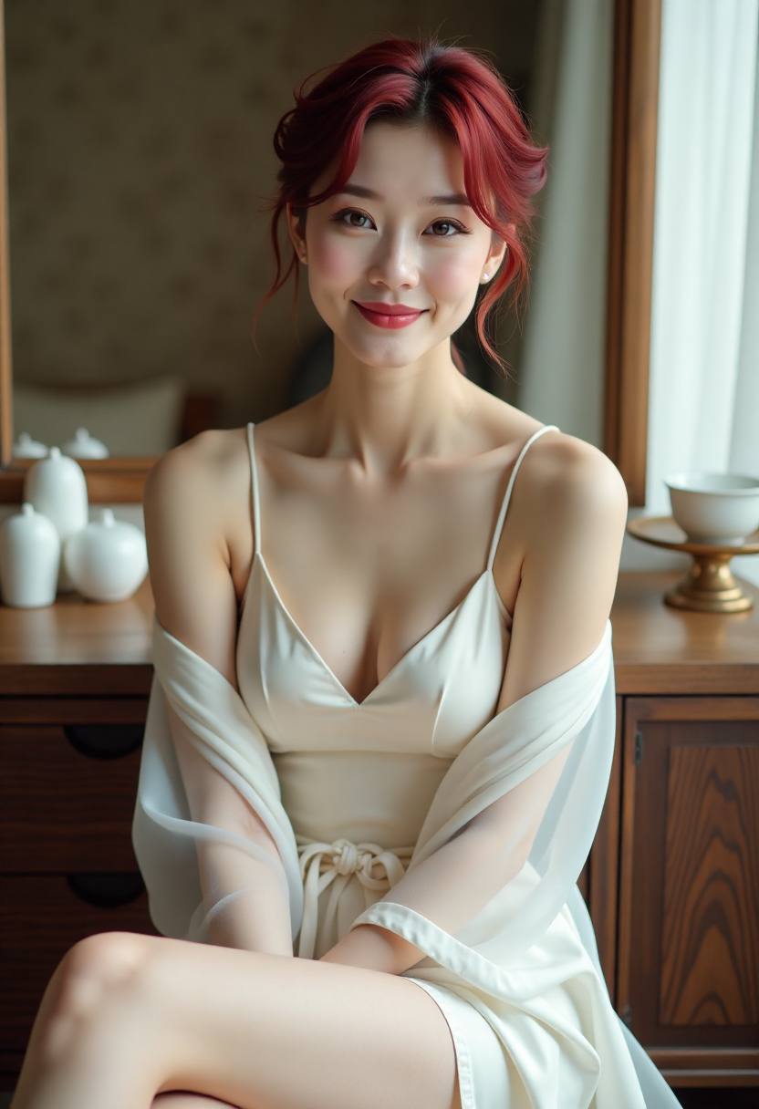 花园中整理枝叶的工作人员